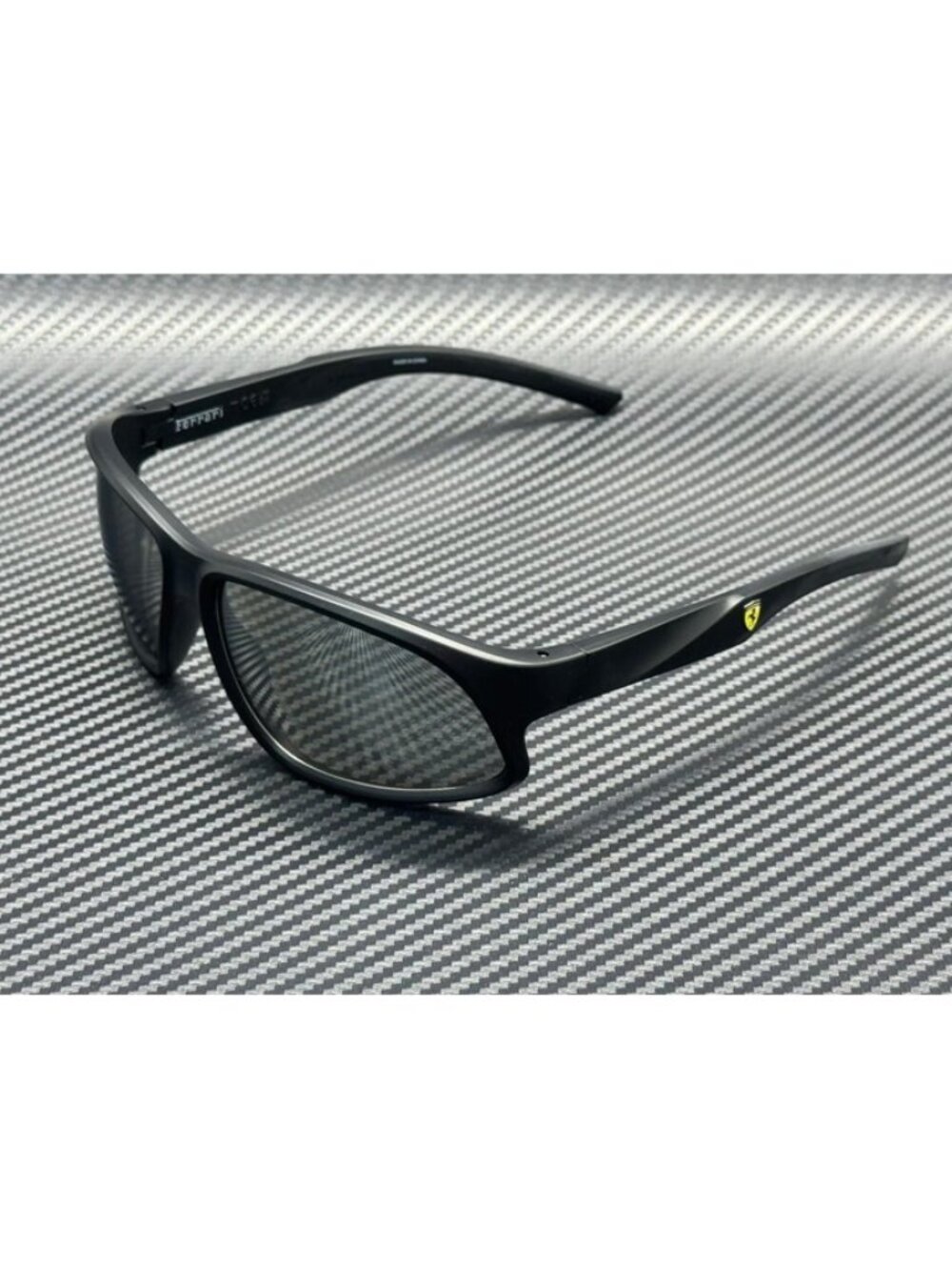 New Ferrari Men Matte Black Sunglasses 64-16-130